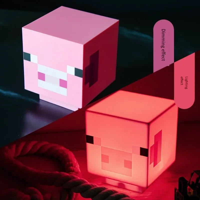 Pink Pig Lamp