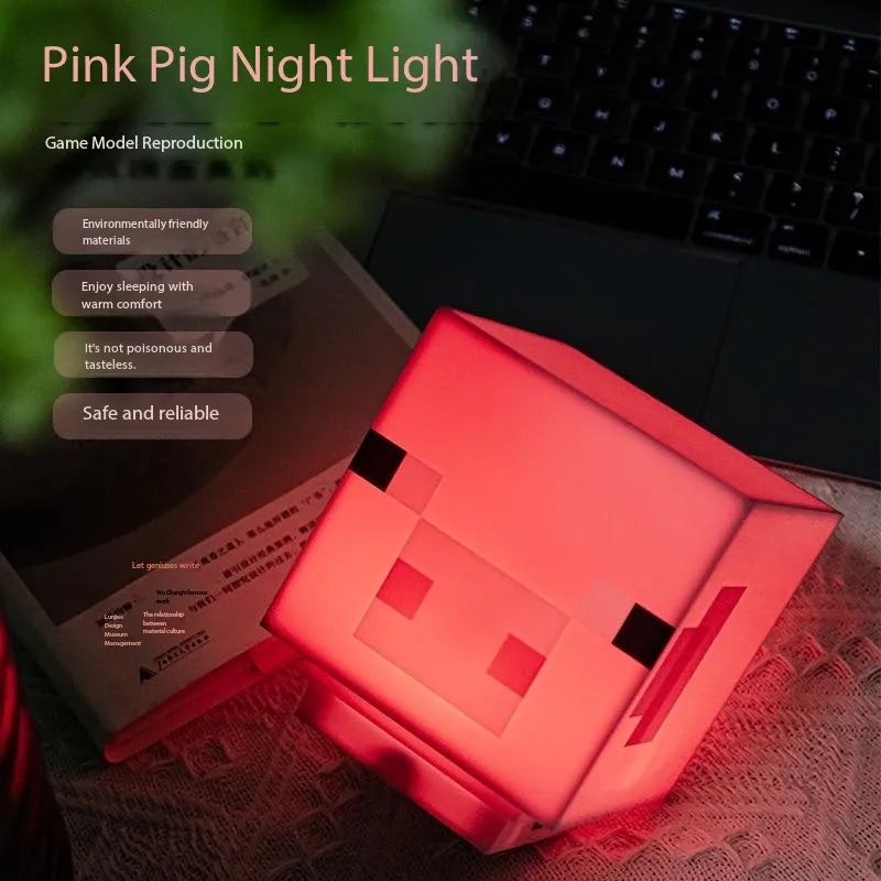 Pink Pig Lamp