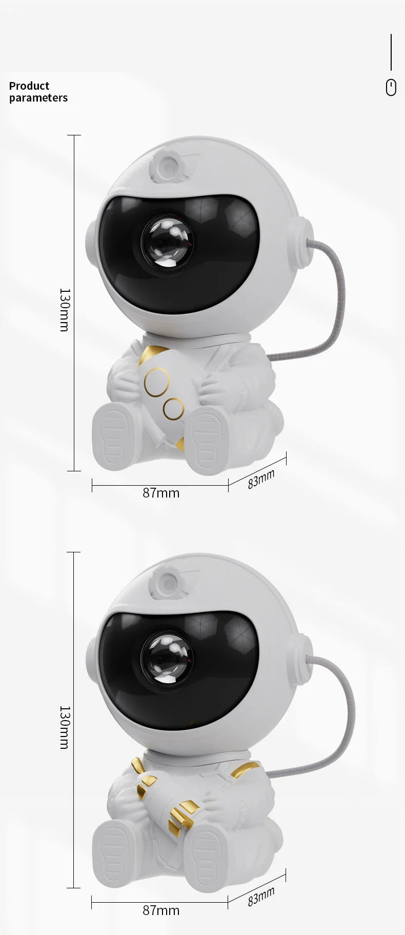 Astronaut LED Star Projector